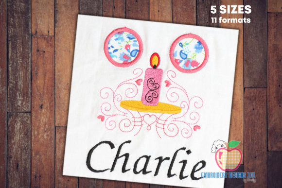 A Designer's Look at the Applique Frame with Candle