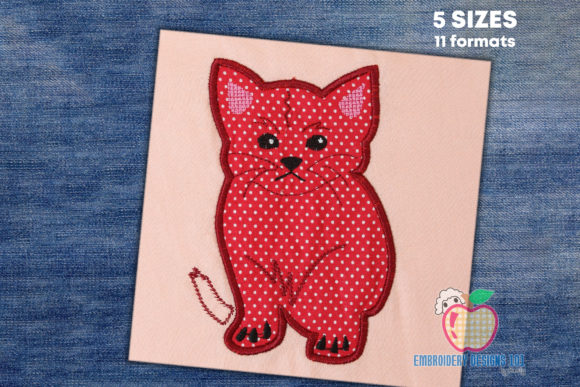 A Designer's Review of the Flufffy Kitten Sitting Applique