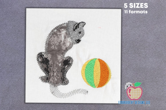 A Honest Review of the Cat Playing with Ball Applique