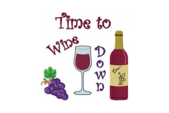 A Warm Review of the 'Time to Wine Down' Embroidery Design