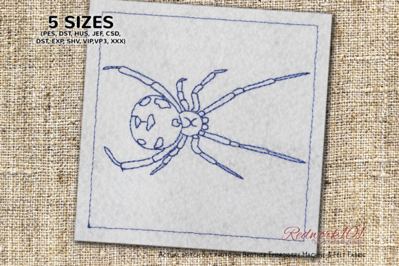 An Embroidery Designer’s Review of Black Widow Spiders