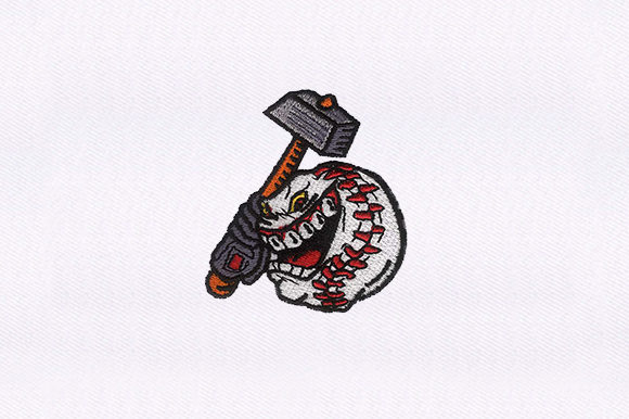 Armed Ball Design: A Bold Embroidered Statement