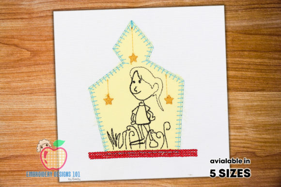 Evaluating Creative Fabrica's Girl in Liberating Applique Design