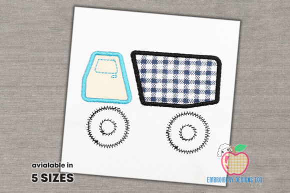 Evaluating Dump Truck Applique for Embroidery Products