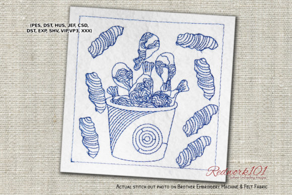 Fried Chicken Bucket Embroidery: A Holiday Season Review