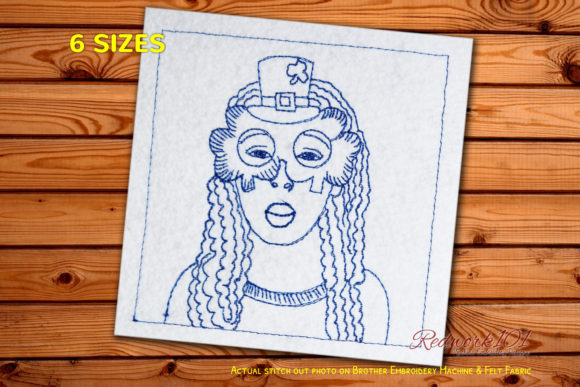 Girl with Mask on St. Patrick's Day Design Review