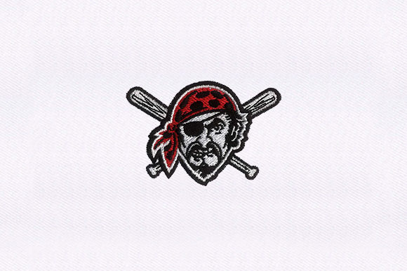 Modern Pirate Embroidery for Business Branding & Merch
