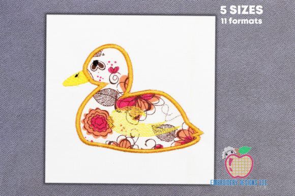 Reviewing Resting Duckling Applique for Holiday Products